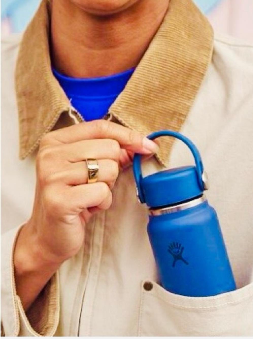 Micro Hydro Flask Bottle Capri Blue NWT